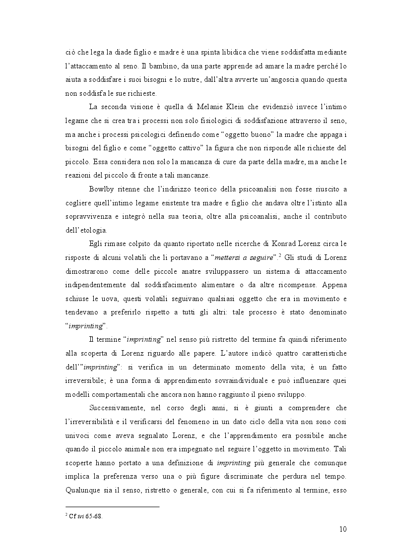 Anteprima della tesi: L'Home Visiting: fondamenti teorici e modelli di intervento, Pagina 8