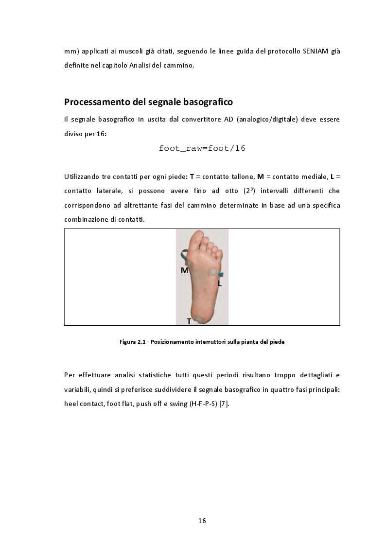 Anteprima della tesi: La simmetria nel cammino valutata con il segnale elettromiografico, Pagina 3