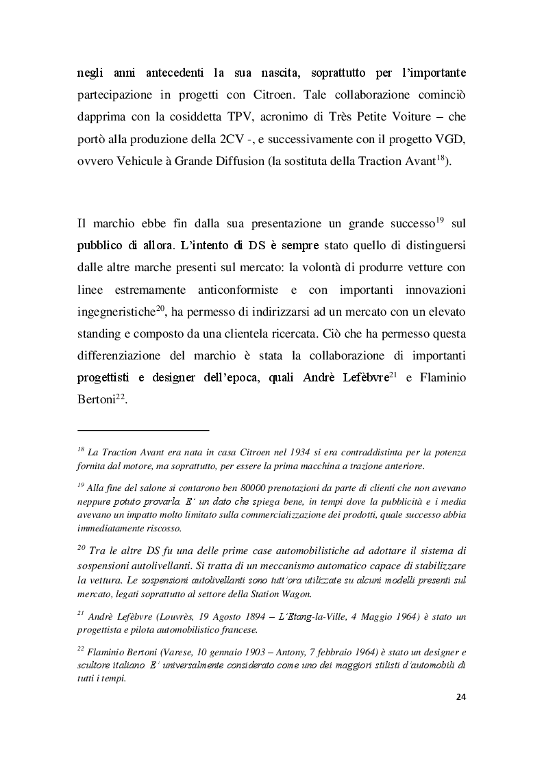 Estratto dalla tesi: PSA GROUPE, Innovazione e Tecnologia nel Settore Automobilistico