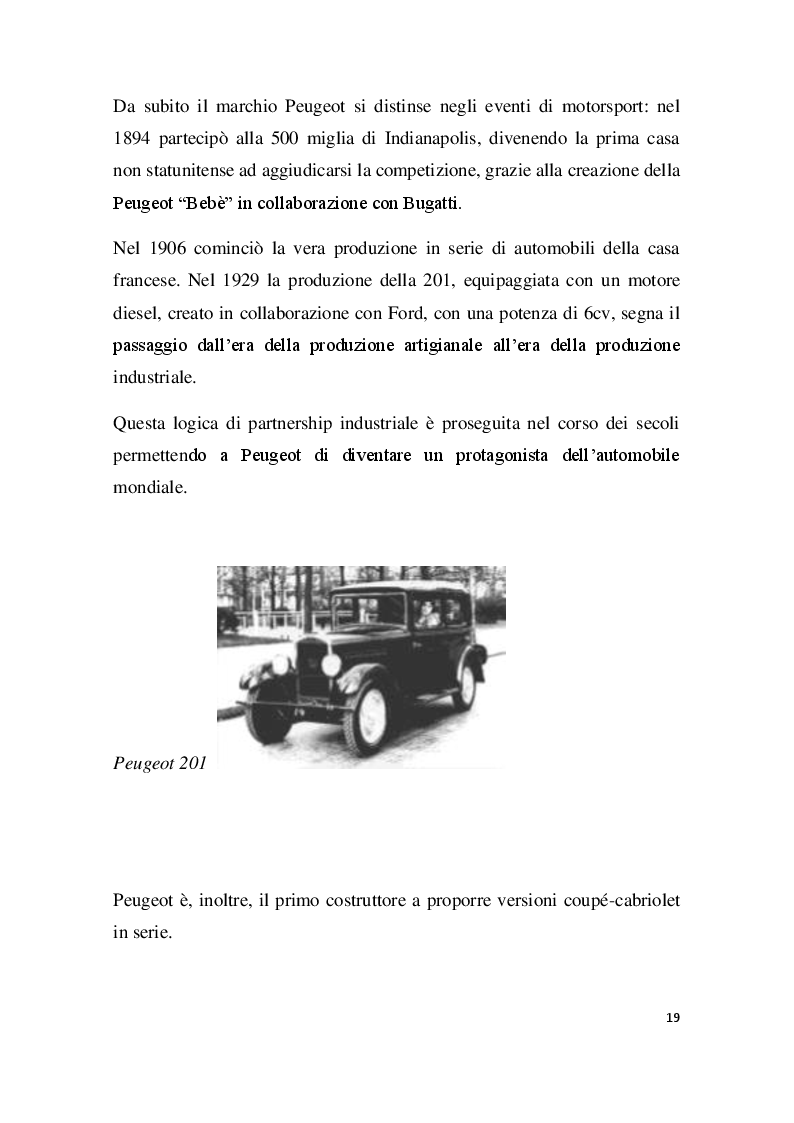 Anteprima della tesi: PSA GROUPE, Innovazione e Tecnologia nel Settore Automobilistico, Pagina 3