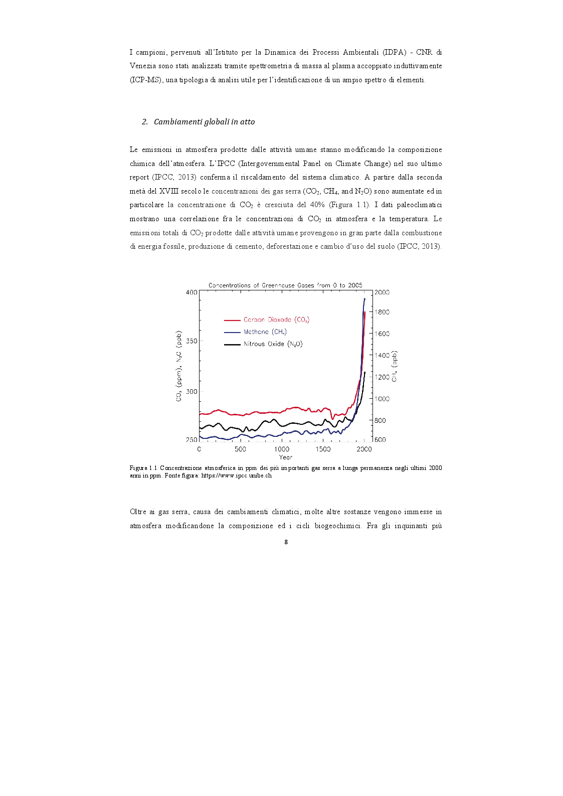 Anteprima della tesi: Analisi di campioni di licheni prelevati nel Parco Nazionale della Majella per la definizione di una baseline di elementi inorganici, Pagina 3