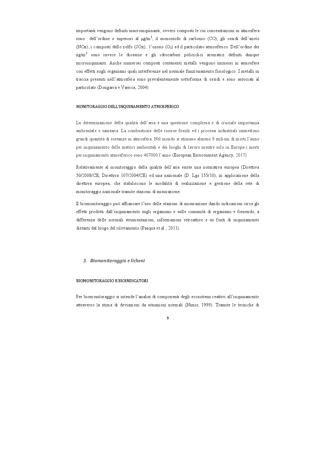 Anteprima della tesi: Analisi di campioni di licheni prelevati nel Parco Nazionale della Majella per la definizione di una baseline di elementi inorganici, Pagina 4