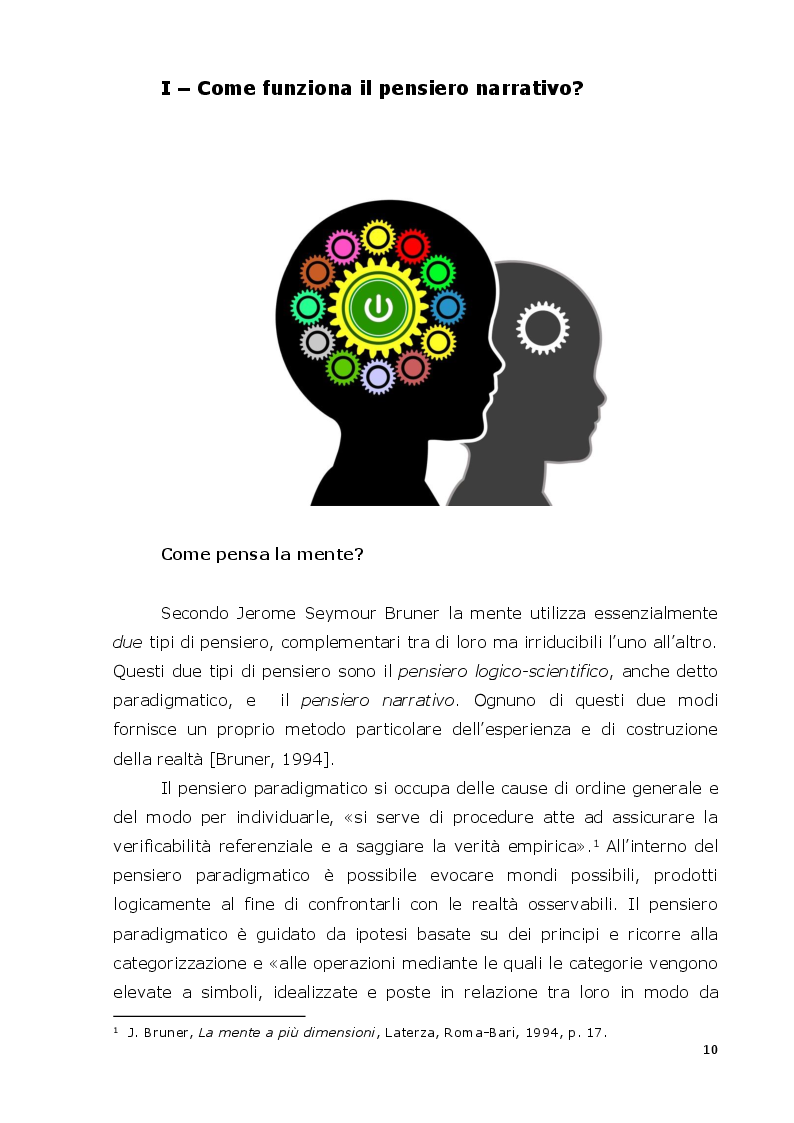 Anteprima della tesi: La mente narrativa risolve problemi?, Pagina 7