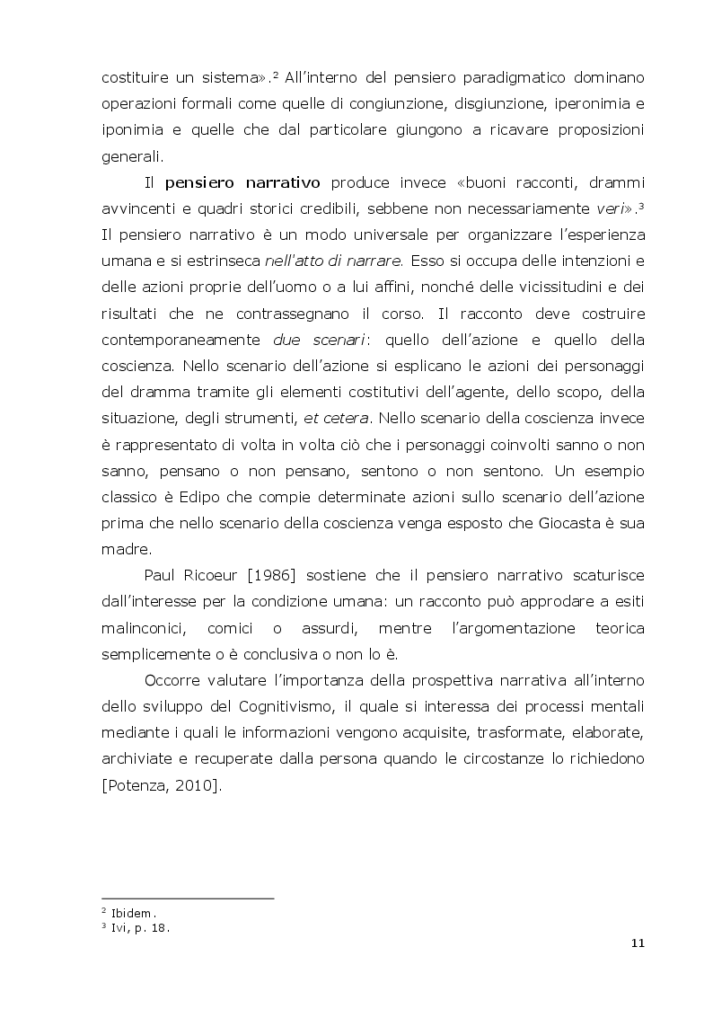 Anteprima della tesi: La mente narrativa risolve problemi?, Pagina 8