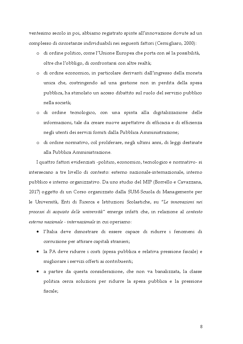 Anteprima della tesi: Cambiamento e ''cambia-menti'' nella Pubblica Amministrazione, Pagina 5