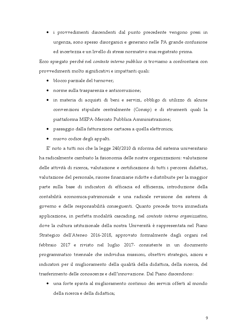 Anteprima della tesi: Cambiamento e ''cambia-menti'' nella Pubblica Amministrazione, Pagina 6