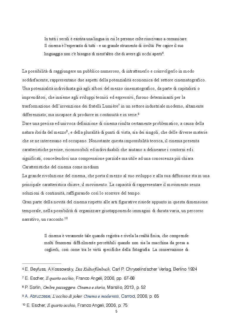 Anteprima della tesi: Evoluzione del gusto e differenziazione dei mezzi di fruizione nel mercato audiovisivo in Italia dal 2008 al 2014, Pagina 6