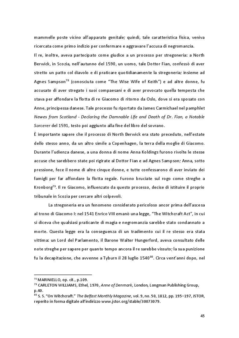 Anteprima della tesi: Storia e Mitologia della Stregoneria tra le pagine del Macbeth, Pagina 5