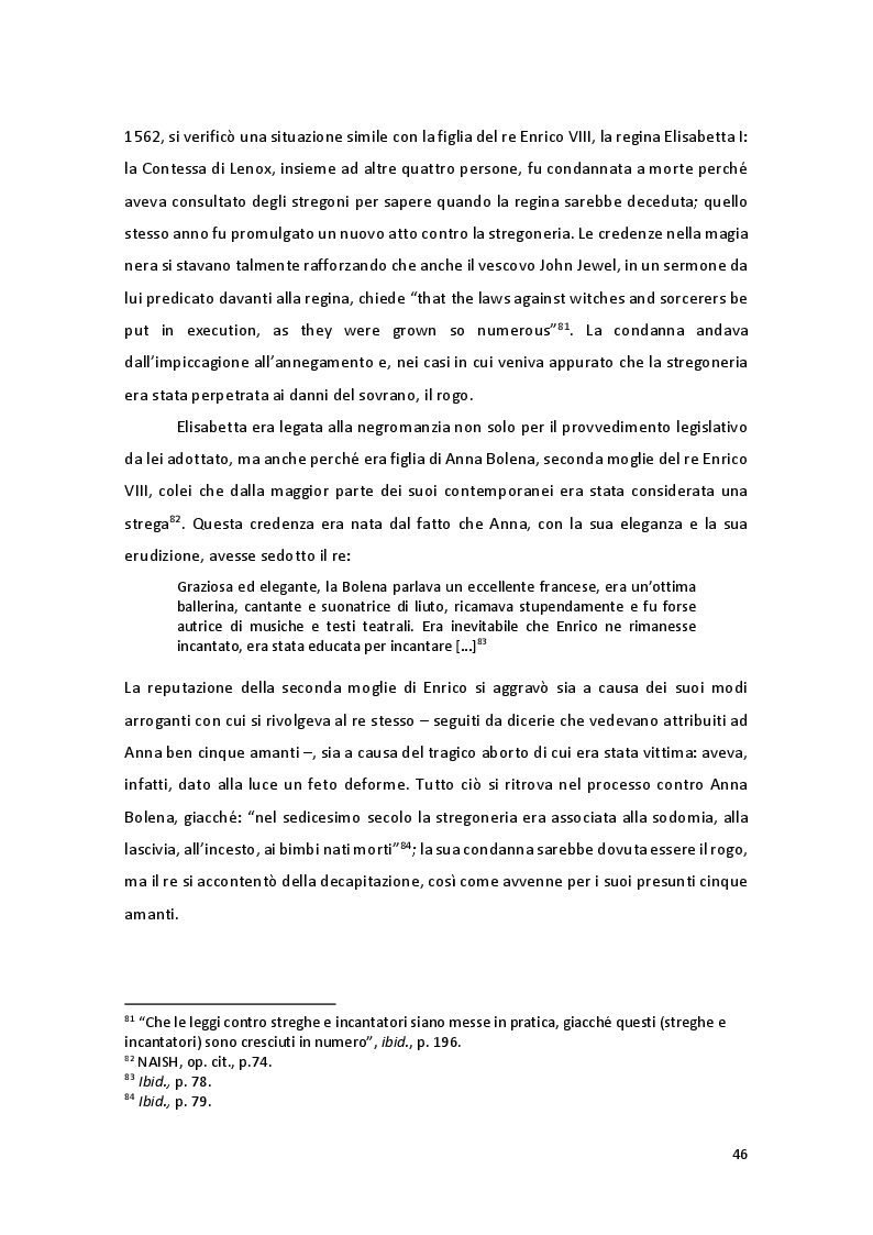 Anteprima della tesi: Storia e Mitologia della Stregoneria tra le pagine del Macbeth, Pagina 6