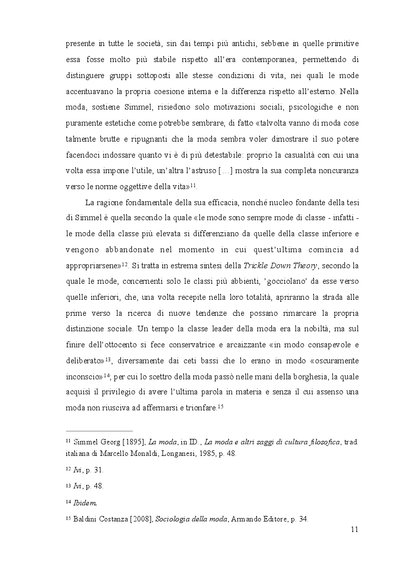 Anteprima della tesi: Mass moda: dalla moda elitaria alla moda di massa, Pagina 5
