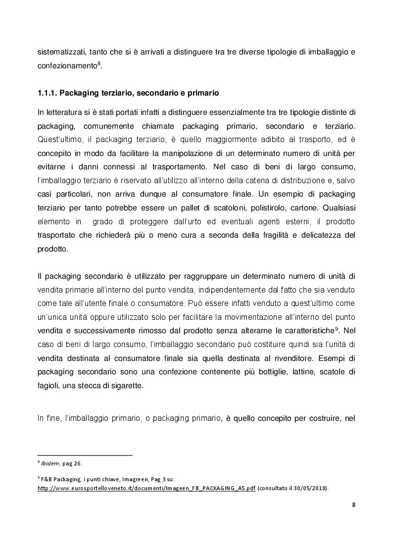 Anteprima della tesi: Il ruolo e il valore del packaging nel mercato della birra artigianale. L'introduzione della lattina nel panorama italiano, Pagina 5