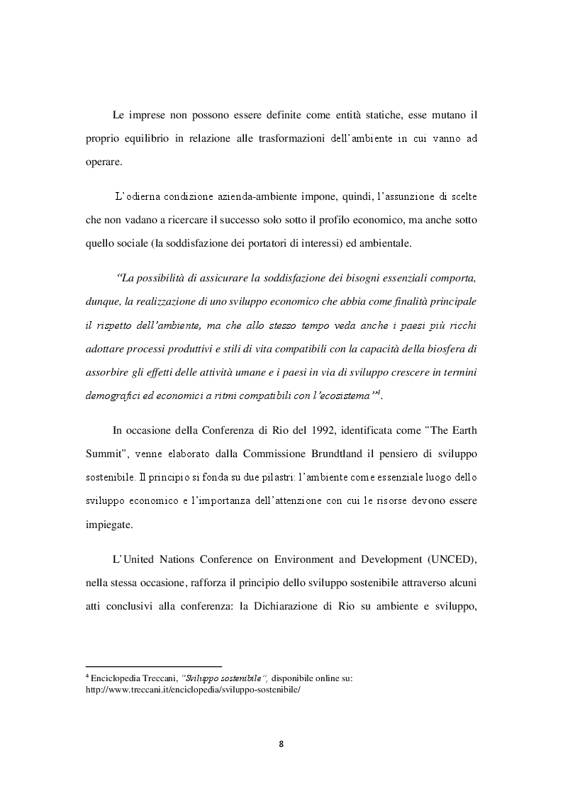 Anteprima della tesi: Il Bilancio Sociale, etica e responsabilità d'Impresa. Il Caso ARCA, Pagina 6