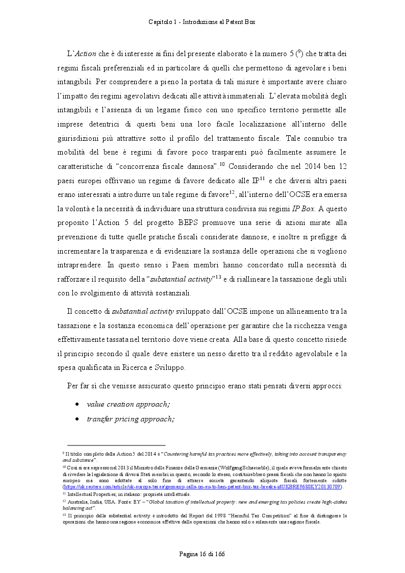 Anteprima della tesi: Patent Box: profili teorici e sviluppi applicativi del regime di tassazione agevolata dei redditi derivanti dall'utilizzo di beni immateriali, Pagina 7