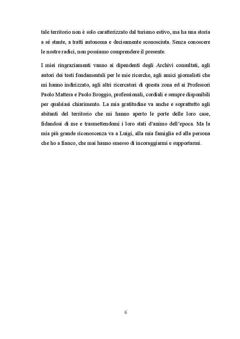 Anteprima della tesi: Ostia e l'entroterra dagli anni '20 alla fine della guerra, Pagina 3
