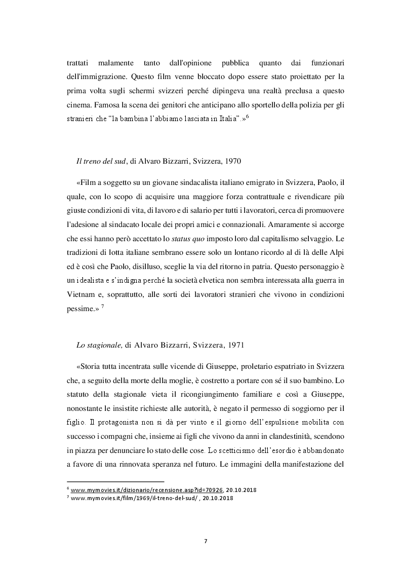 Anteprima della tesi: Italiana, Svizzera, Italo-svizzera Un'analisi della cittadinanza della comunità di emigranti italiani attraverso i registri di cittadinanza del Consolato Generale d'Italia di Zurigo (1975 - 2015), Pagina 8