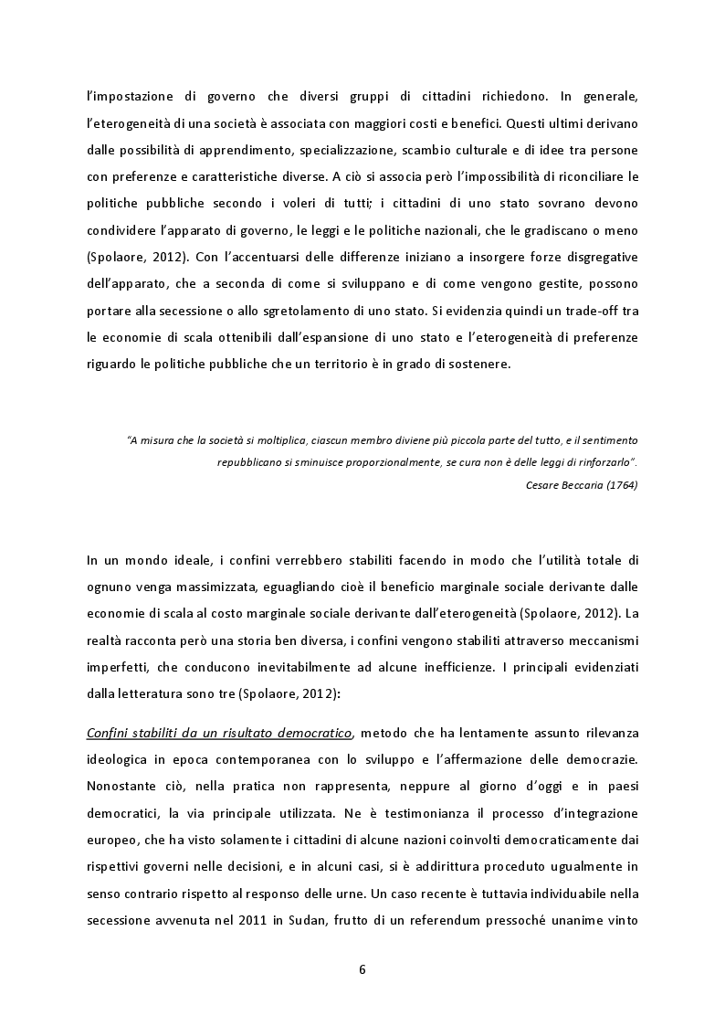 Anteprima della tesi: La cooperazione transnazionale sulle Alpi. Analisi delle esperienze e futuro sviluppo macroregionale., Pagina 5