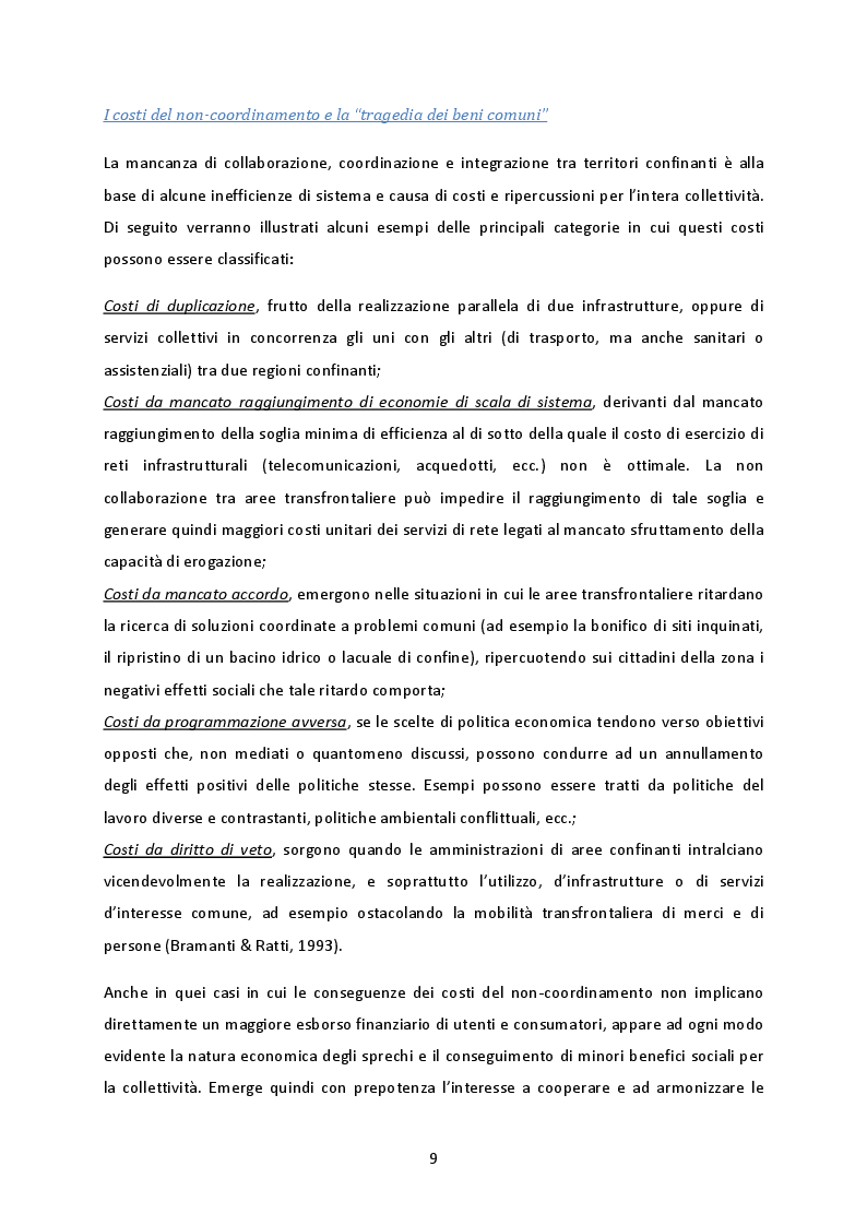 Anteprima della tesi: La cooperazione transnazionale sulle Alpi. Analisi delle esperienze e futuro sviluppo macroregionale., Pagina 8