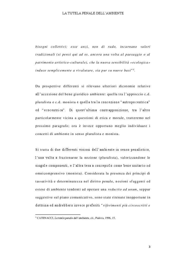 Anteprima della tesi: Il delitto di inquinamento ambientale, Pagina 4