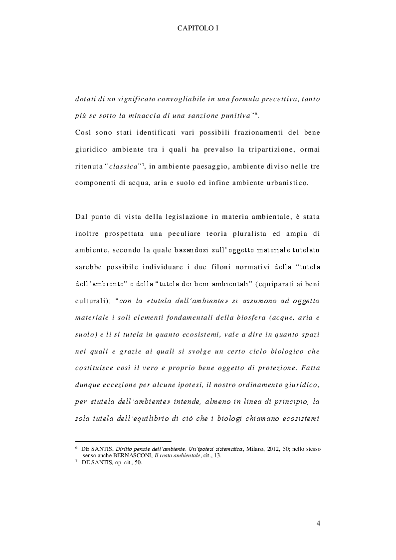 Anteprima della tesi: Il delitto di inquinamento ambientale, Pagina 5