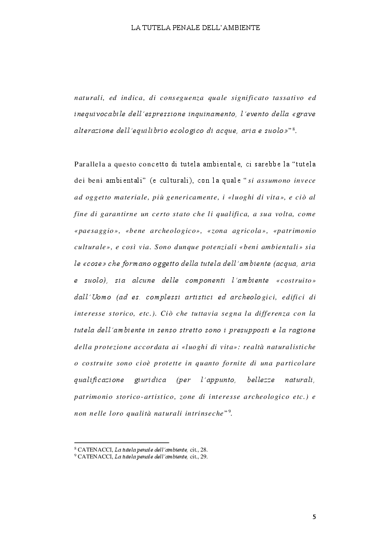 Anteprima della tesi: Il delitto di inquinamento ambientale, Pagina 6