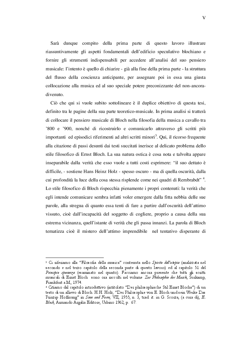 Anteprima della tesi: Ernst Bloch: Musica e Ontologia del non-ancora, Pagina 3