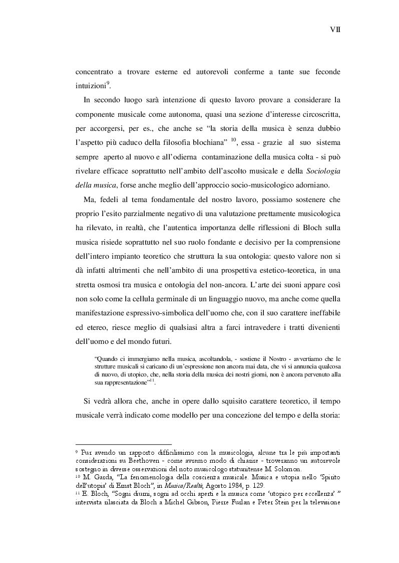 Anteprima della tesi: Ernst Bloch: Musica e Ontologia del non-ancora, Pagina 5