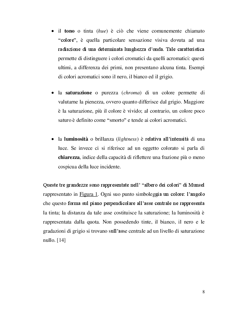 Anteprima della tesi: Misure colorimetriche tramite un apparato in fibra ottica, Pagina 5