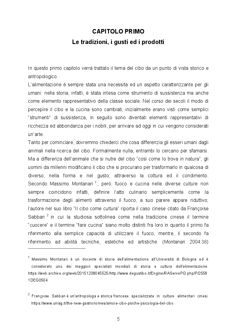Anteprima della tesi: Il cibo è cultura e specchio di una società, Pagina 3