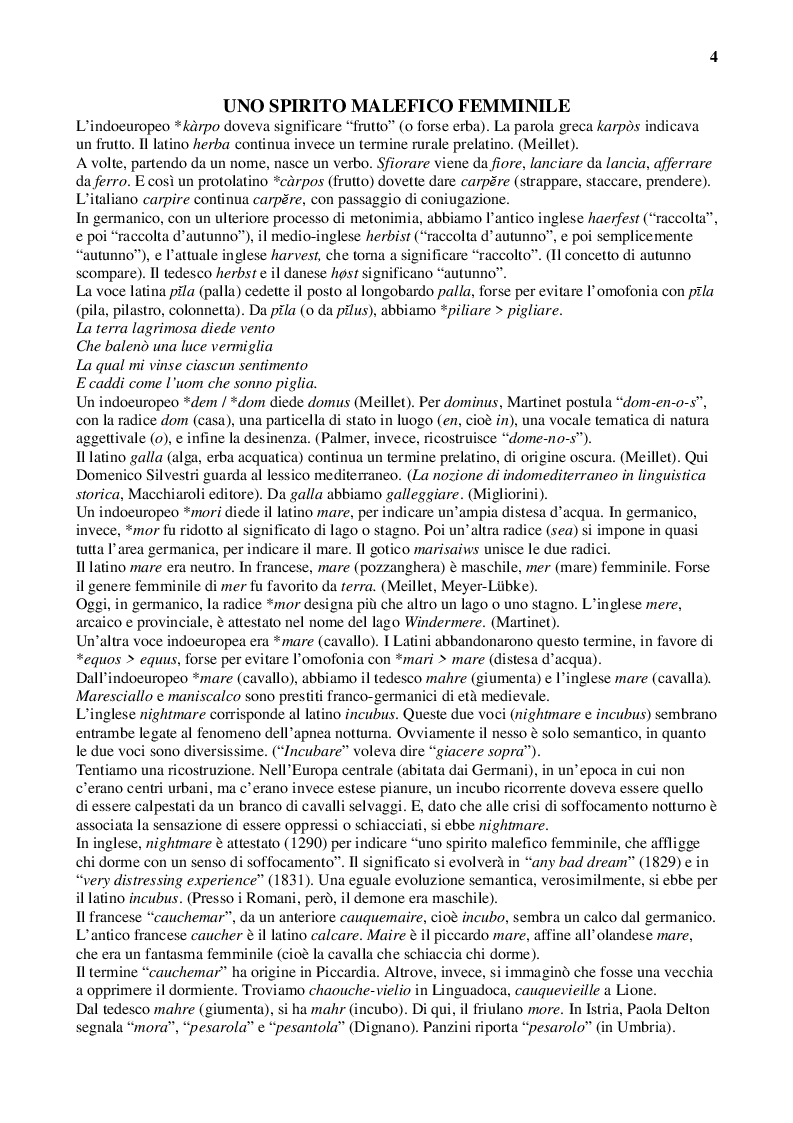 Anteprima della tesi: Latino e italiano attraverso i secoli, Pagina 4