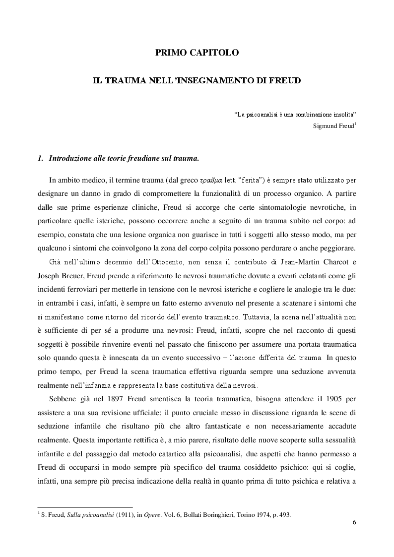 Anteprima della tesi: Traum(a), Pagina 4
