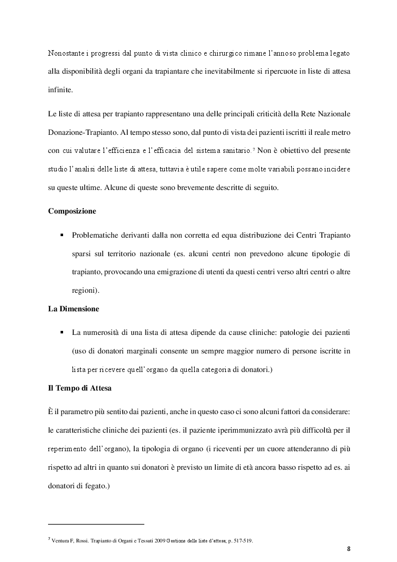 Anteprima della tesi: L'informazione e la formazione ai medici di medicina generale sull'espressione di volontà nella donazione di organi e tessuti. Uno studio descrittivo., Pagina 5