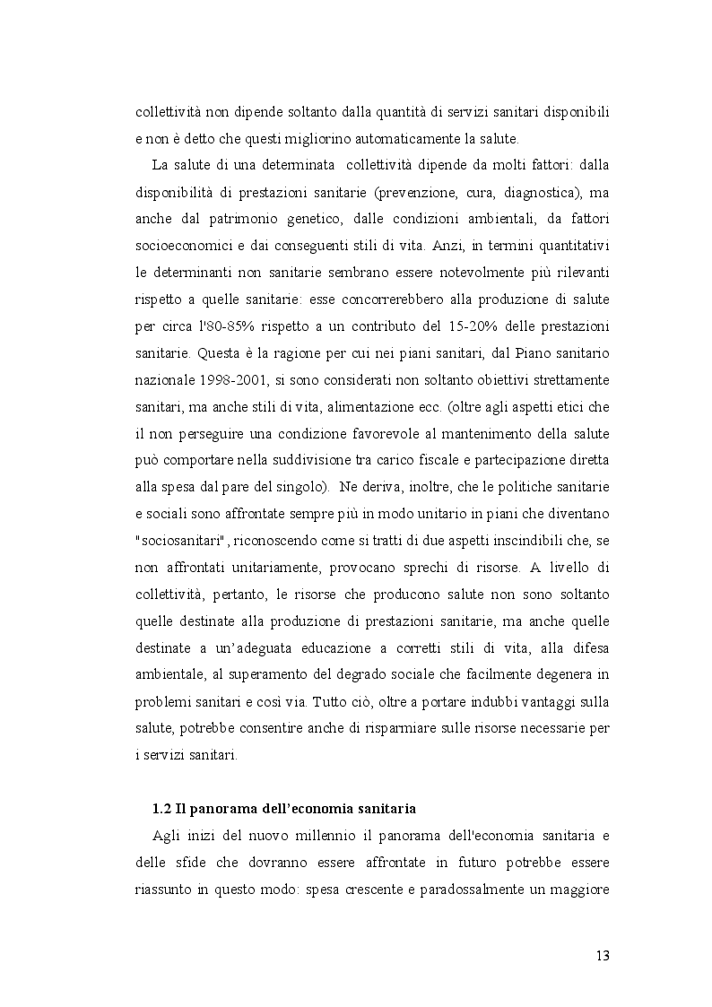 Anteprima della tesi: Analisi economico-organizzativa nella gestione di un ambulatorio di ortottica, Pagina 8