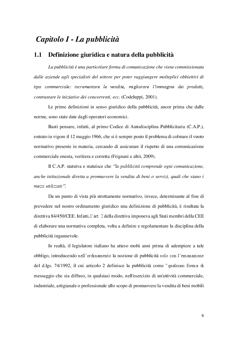 Anteprima della tesi: La pubblicità comparativa, Pagina 3