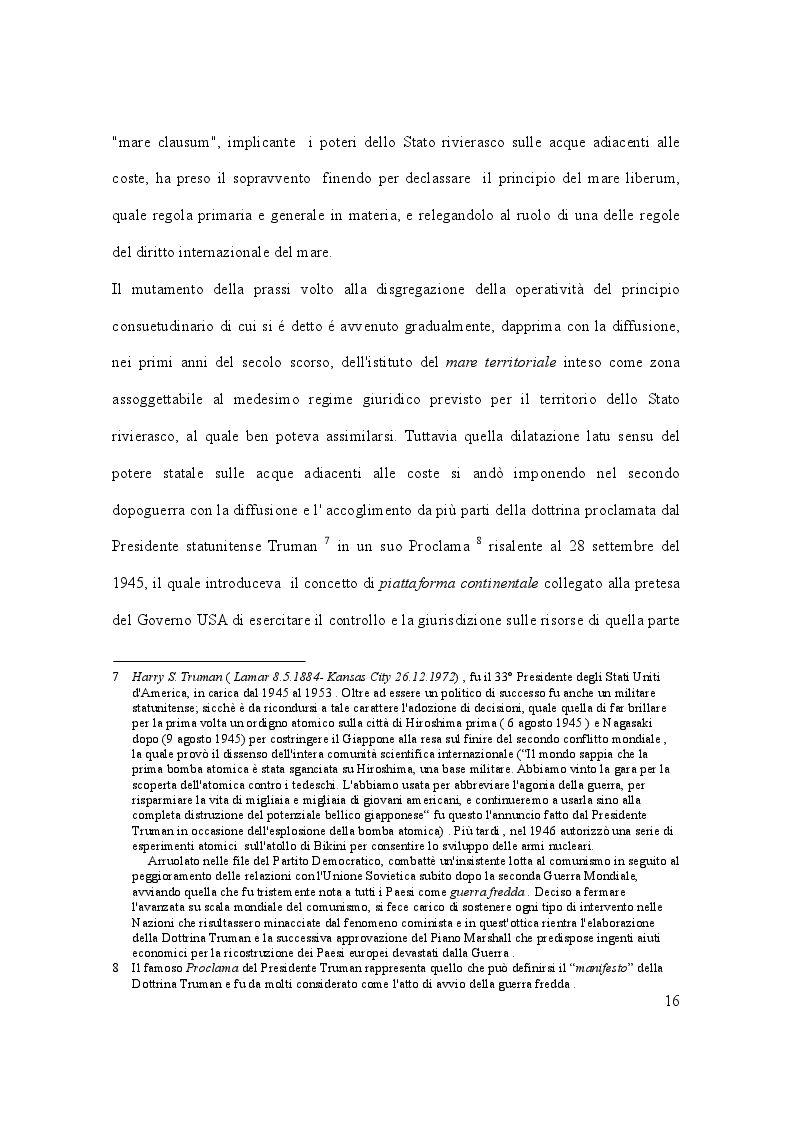 Anteprima della tesi: Il caso Marò ed il Diritto Internazionale del mare, Pagina 11