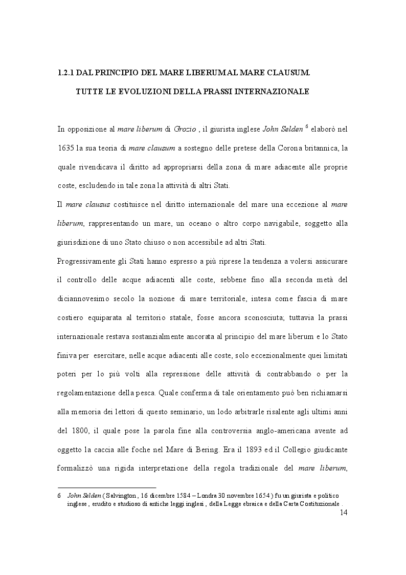 Anteprima della tesi: Il caso Marò ed il Diritto Internazionale del mare, Pagina 9
