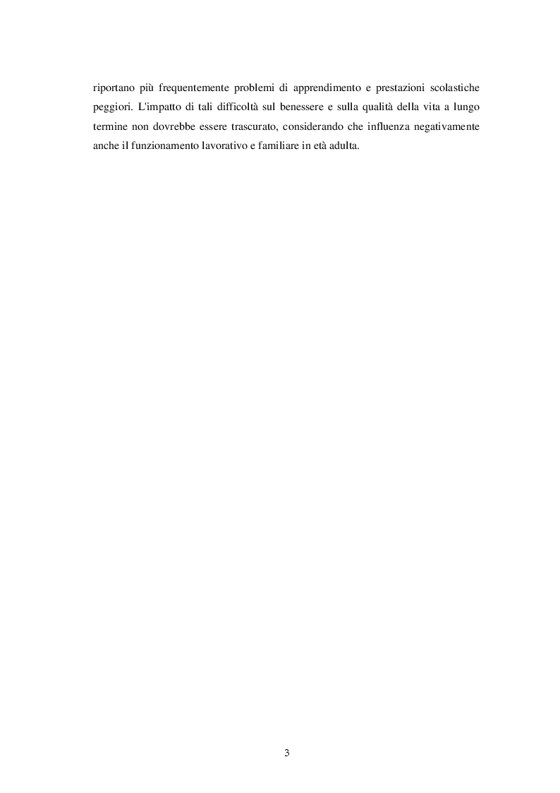 Anteprima della tesi: Una valutazione globale dello sviluppo personale, sociale ed emotivo dei bambini prematuri attraverso le Scale Griffiths III, Pagina 4