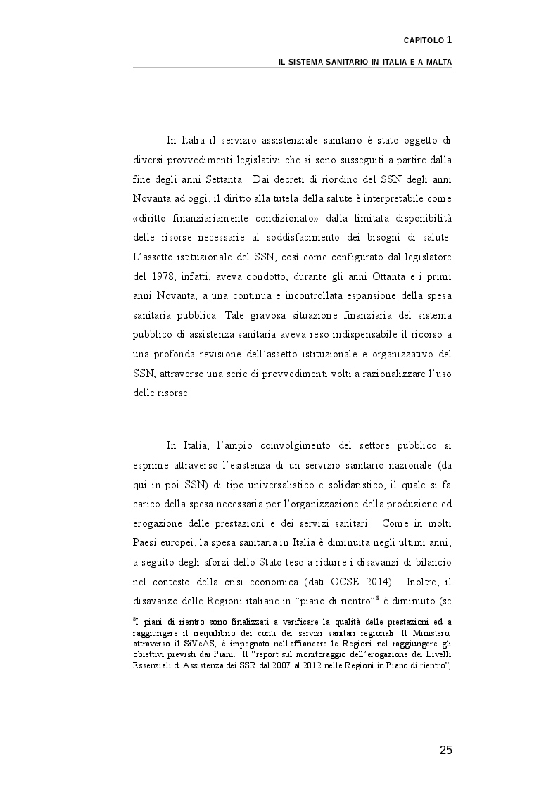 Estratto dalla tesi: Il ruolo dei medici di medicina generale e pediatri di libera scelta nel sistema sanitario italiano e nel servizio sanitario maltese. Modelli organizzativi e profili evolutivi.