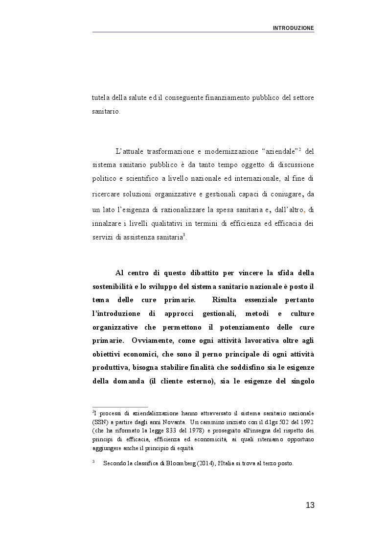 Anteprima della tesi: Il ruolo dei medici di medicina generale e pediatri di libera scelta nel sistema sanitario italiano e nel servizio sanitario maltese. Modelli organizzativi e profili evolutivi., Pagina 6
