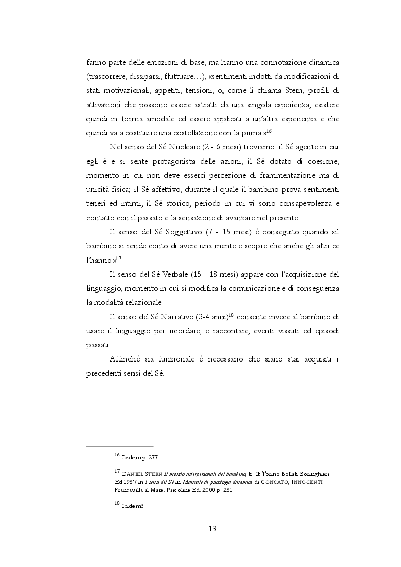 Anteprima della tesi: Teoria dell'attaccamento: nascita e spiegazione del disagio psichico, Pagina 12