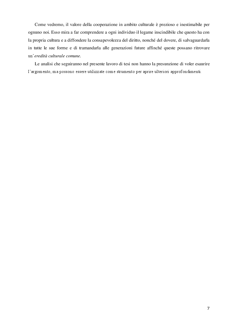 Anteprima della tesi: La Santa Sede e le relazioni con le Organizzazioni Internazionali per la cooperazione culturale, Pagina 5