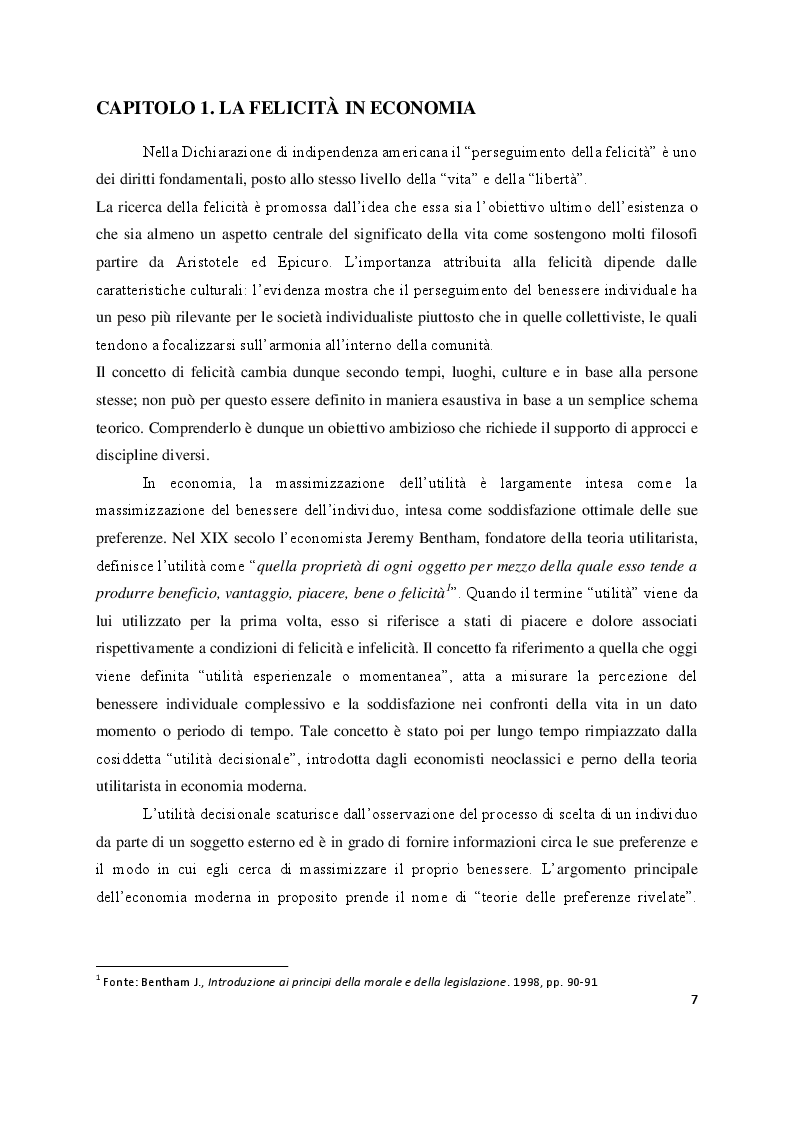 Anteprima della tesi: Economia e felicità: evidenze e paradossi delle società occidentali, Pagina 4