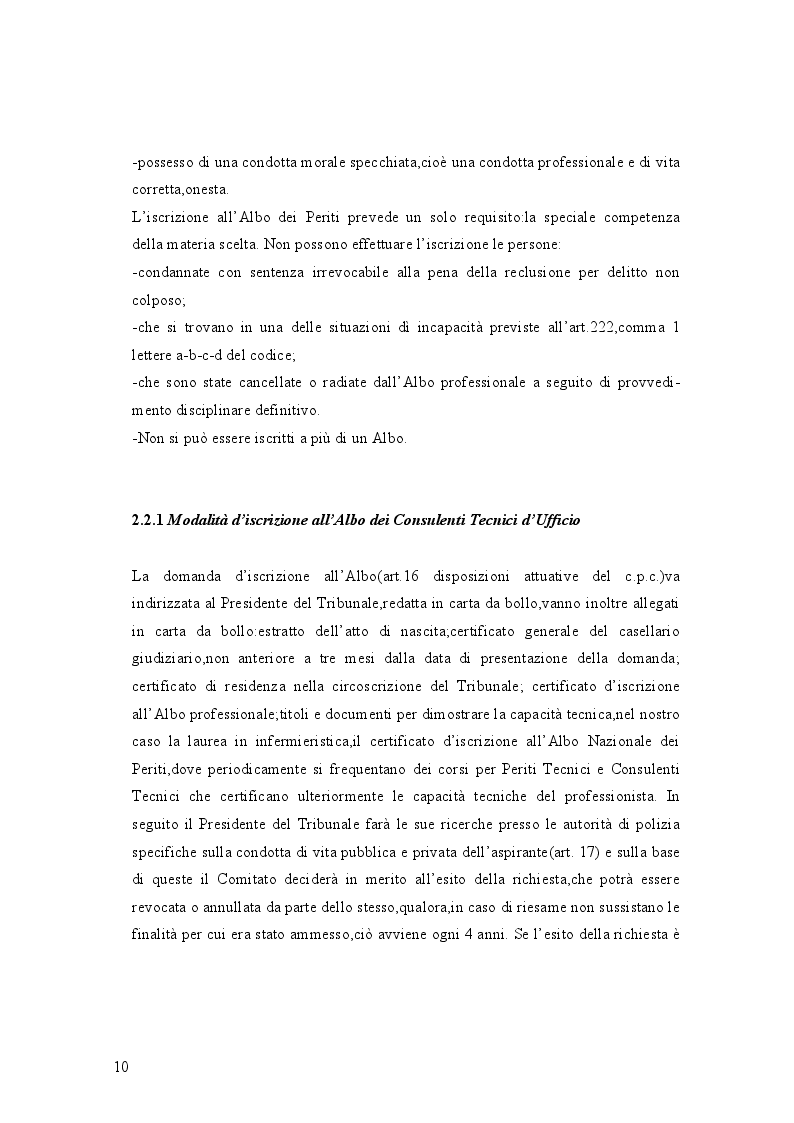 Estratto dalla tesi: La figura del CTU e del CTP. Guida alla Consulenza Tecnica d’Ufficio in sede civile e penale: dall’incarico alla perizia