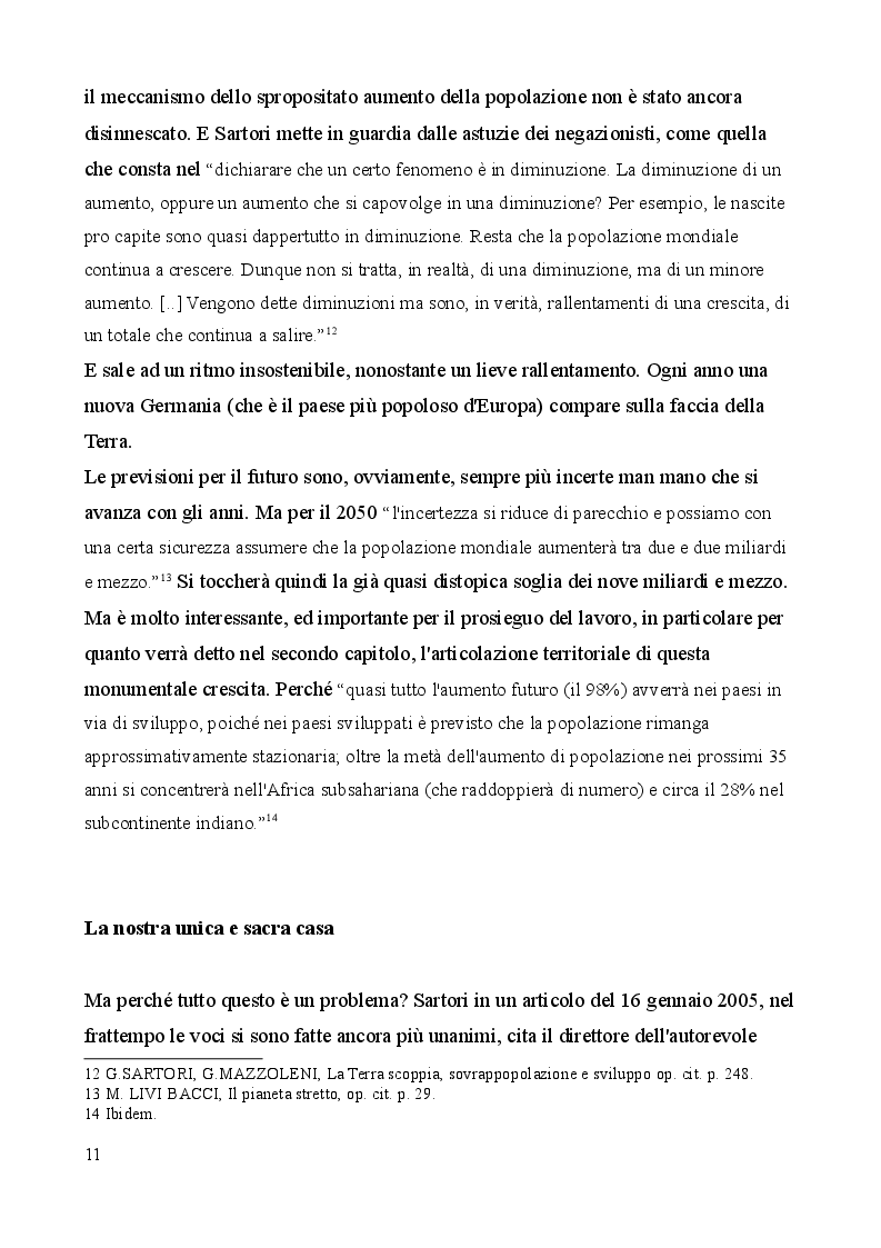 Anteprima della tesi: Sovrappopolazione e consumismo, i due volti dell'apocalisse antropica. Prefigurazioni in Moravia, Pasolini e nella letteratura fantascientifica, Pagina 9