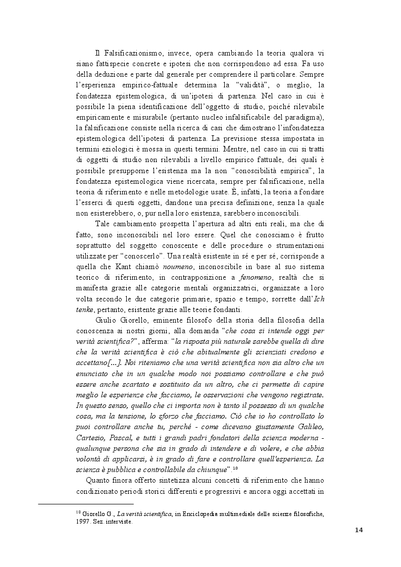 Anteprima della tesi: Analisi epistemologica dei fondamenti teorico-metodologici della psichiatria. Dal costrutto senza episteme della ''medicina della mente'' alla fondazione della configurazione discorsiva esemplificata nello studio della Disforia di Genere, Pagina 7