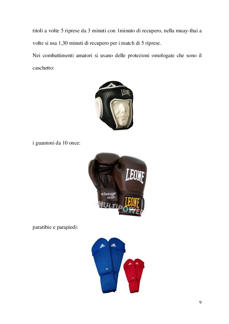 Anteprima della tesi: Metodologia di allenamento per la Kick-boxing e la Muay-thai, Pagina 3
