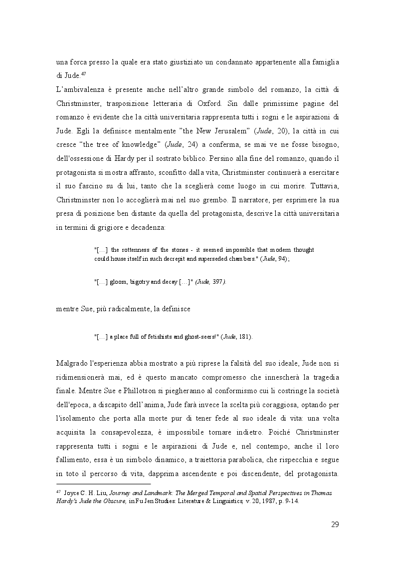Anteprima della tesi: Geometrie narrative in ''Jude the Obscure'' di Thomas Hardy, Pagina 4