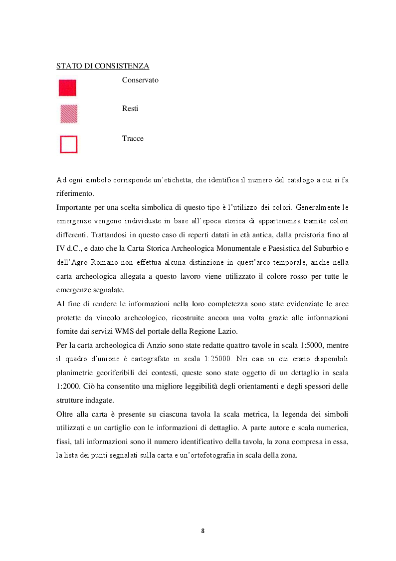 Anteprima della tesi: Contributo alla carta archeologica di Antium, Pagina 8