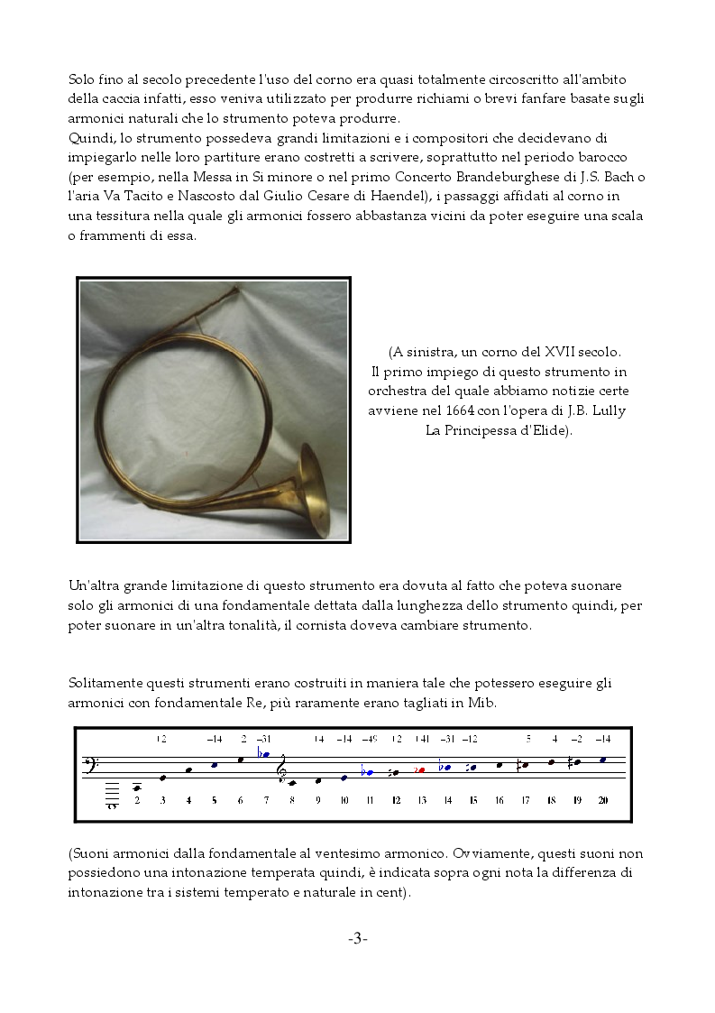 Anteprima della tesi: I Concerti Per Corno Di Wolfgang Amadeus Mozart, Pagina 4