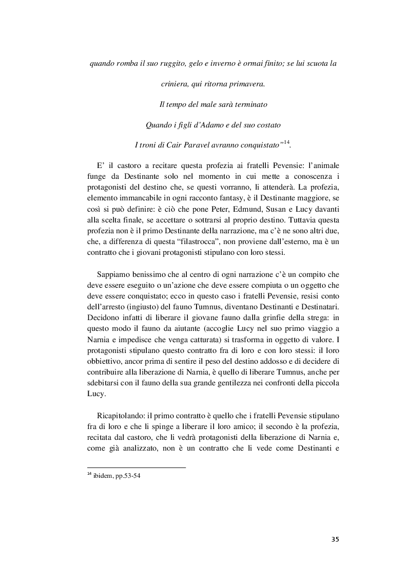 Anteprima della tesi: Ai confini della fiaba - Indagine su Le Cronache di Narnia, Pagina 3