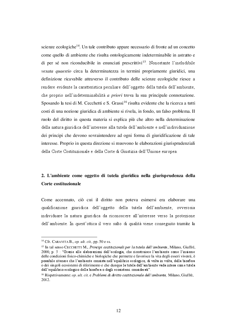 Anteprima della tesi: La responsabilità delle imprese in materia di tutela dell'ambiente, Pagina 9
